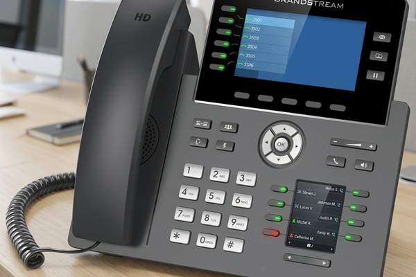 Grandstream desk phone active lines